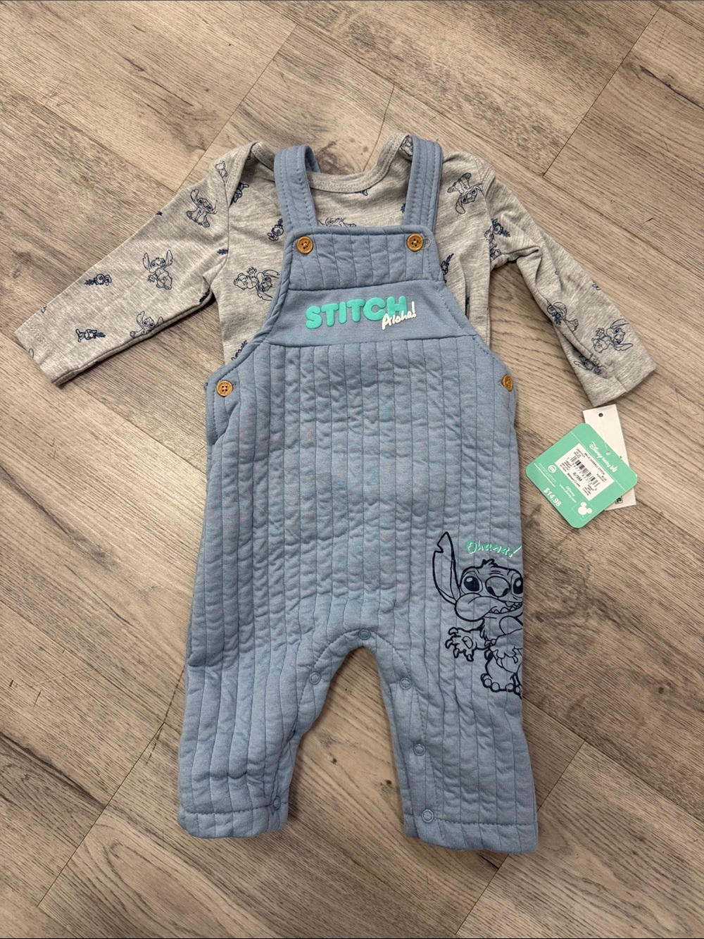 Disney Baby Teal Price Tag with Mickey Logo